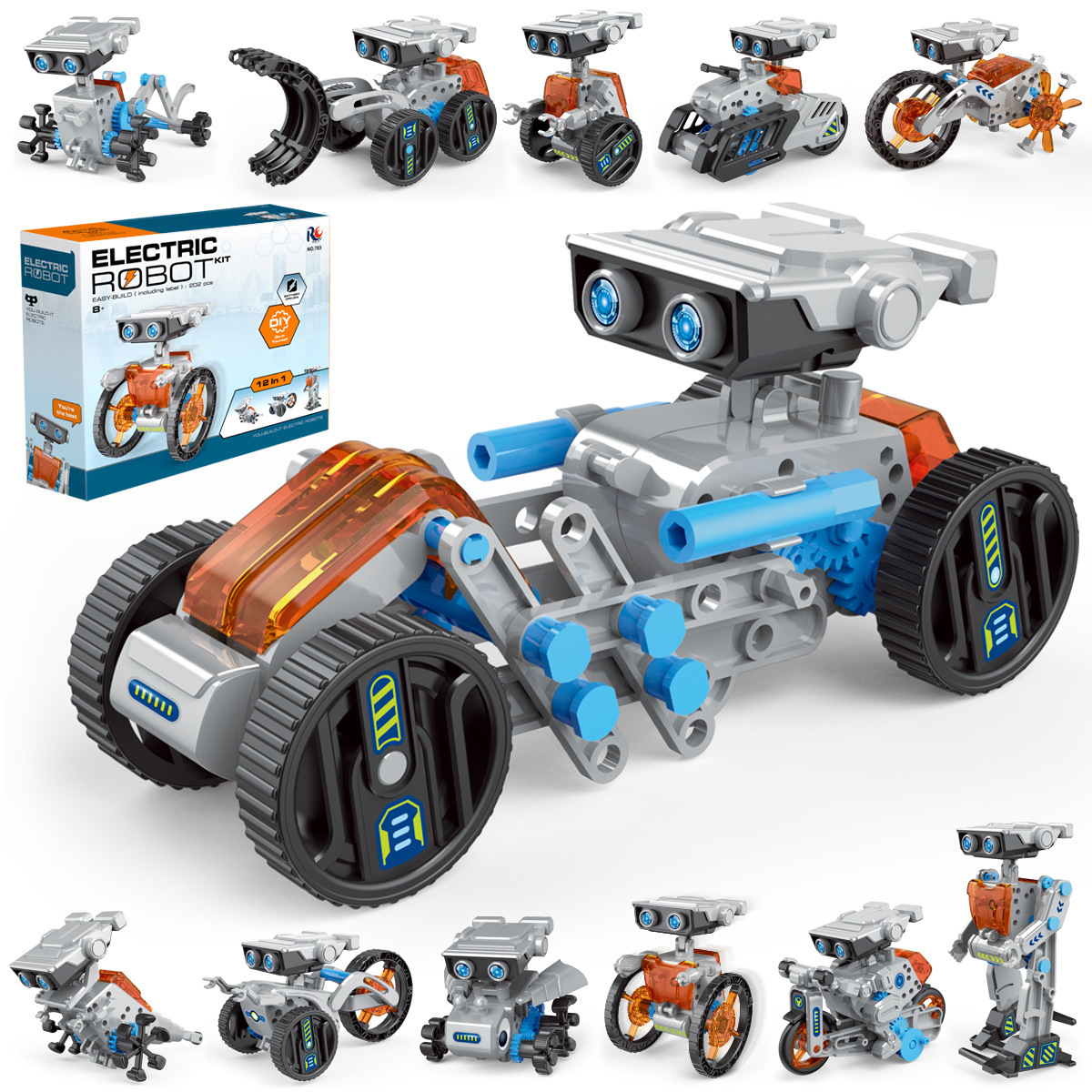 Science Toys Diy - Zestaw 12 w 1 do eksperymentów