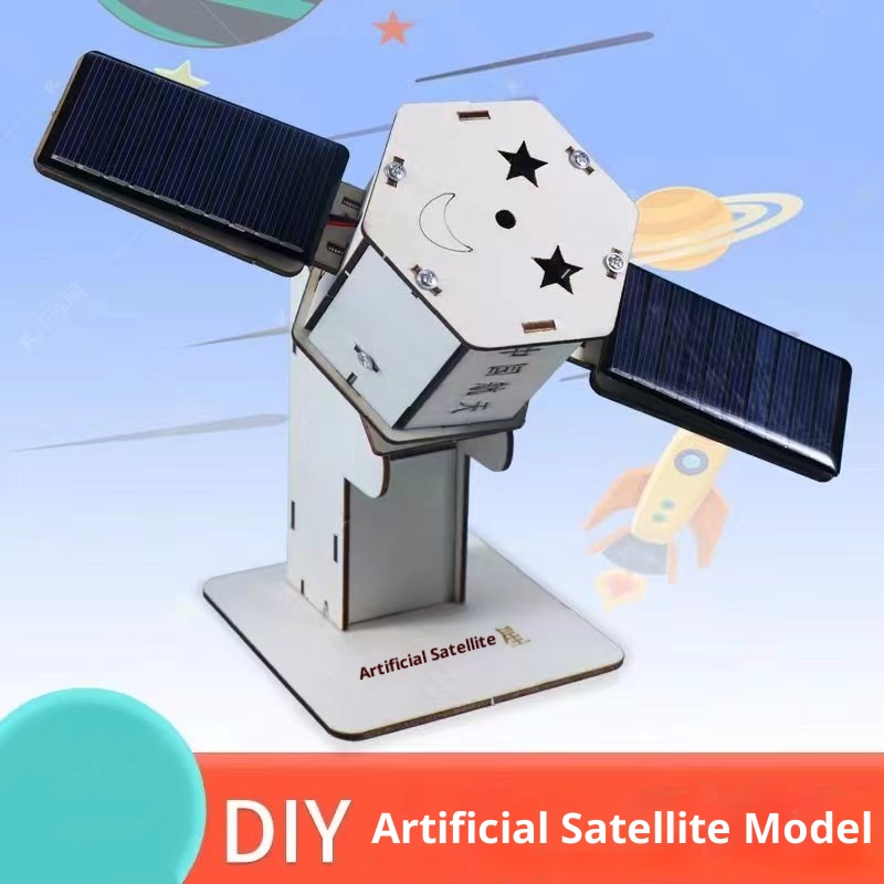 Science Toys Diy - Zestaw do samodzielnego montażu sztucznego satelity