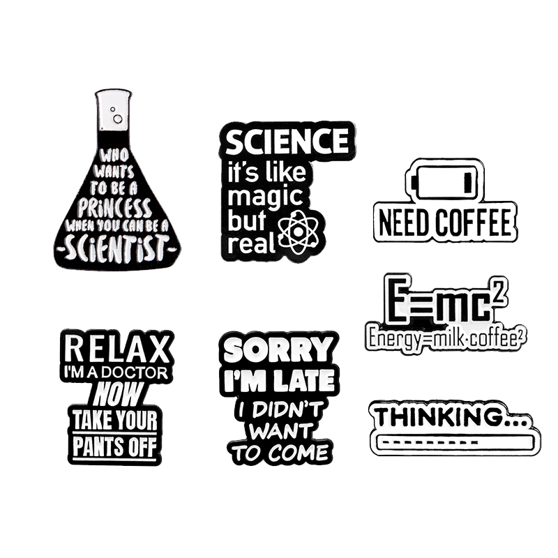 Science Buddies - Czas na kawę emaliowana szpilka nauka