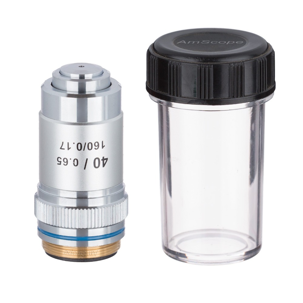 Obiektyw achromatyczny AmScope – Microscope Compound 40X recenzja i cena