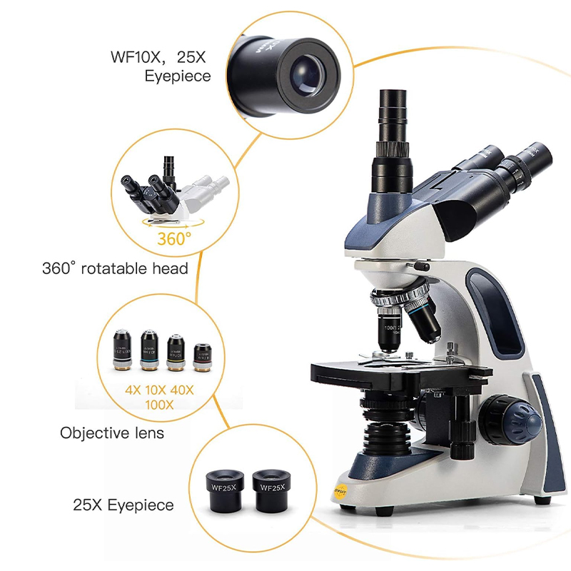 Mikroskop trójokularowy SWIFT  – Microscope Compound 40X recenzja i cena