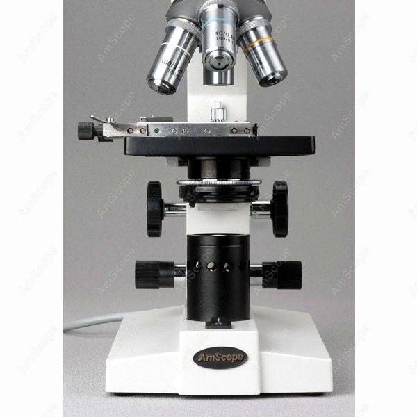 Mikroskop biologiczny dwuokula – Amscope Microscope Compound 40X-1000X recenzja i cena